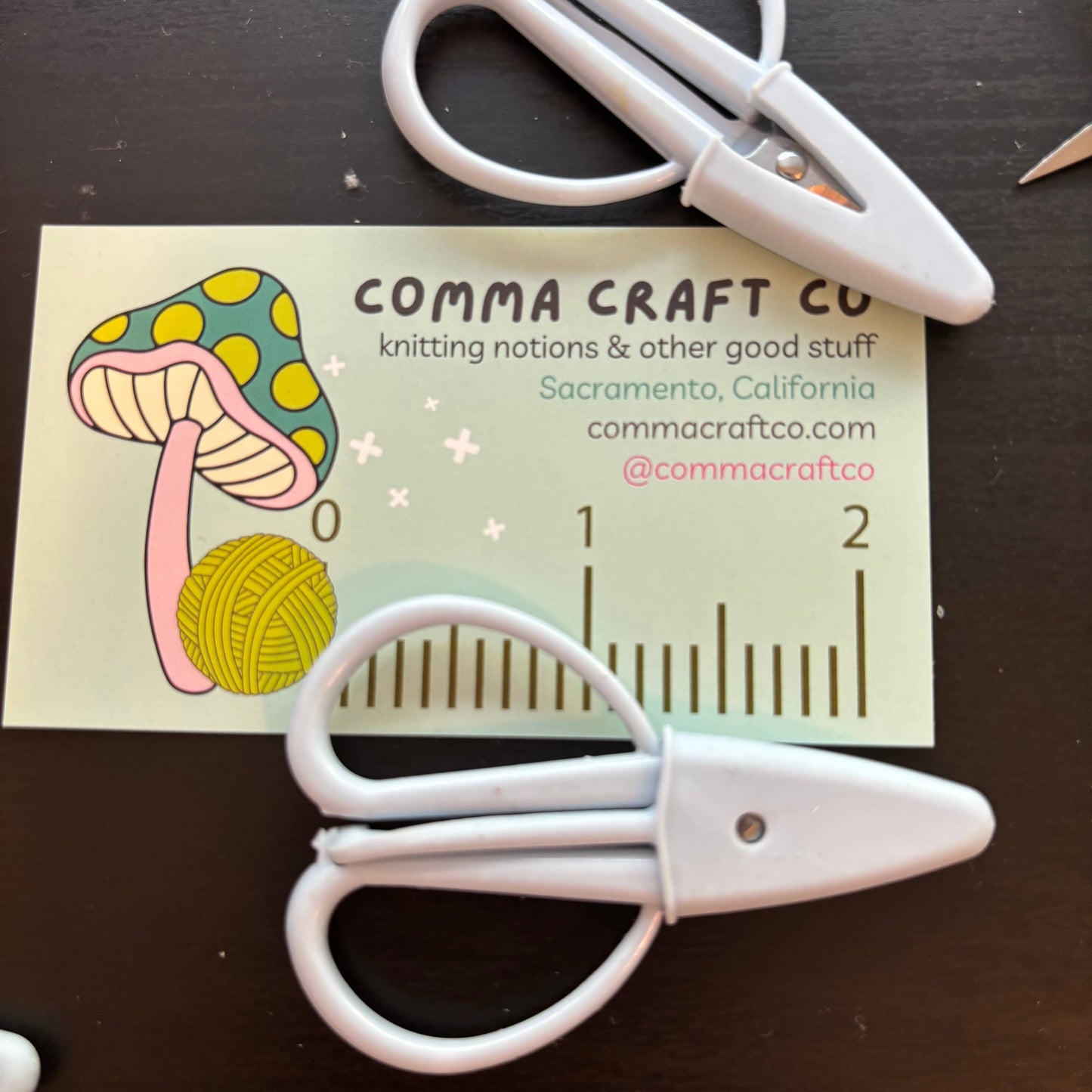 Mini Scissors - Pastel - for Knitting Crochet Sewing etc: Navy