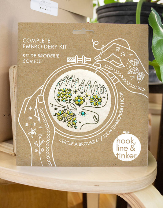 Moose Complete Embroidery Kit