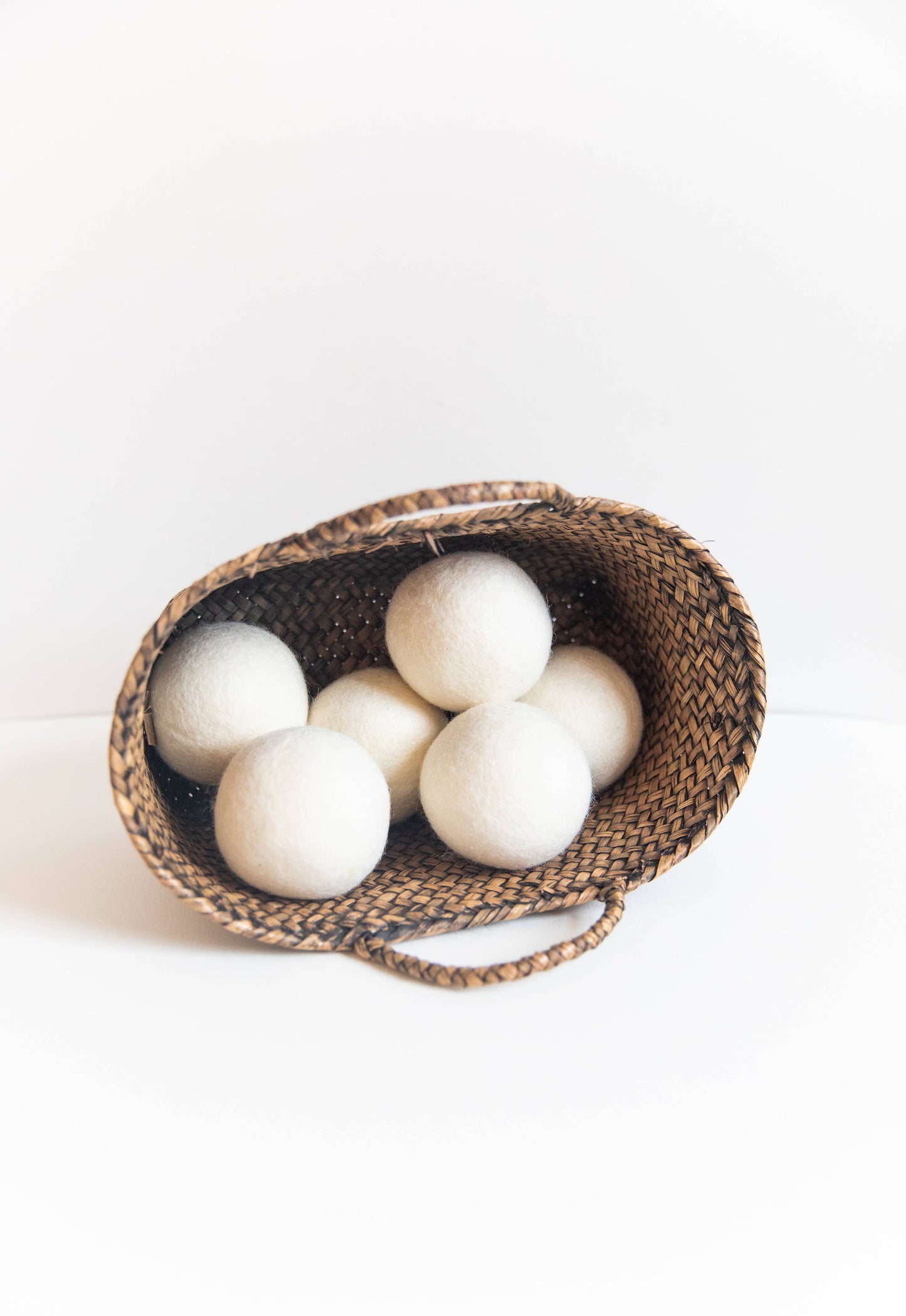 "Marching Penguin" Hand-Felted Dryer Balls Bulk 15 balls