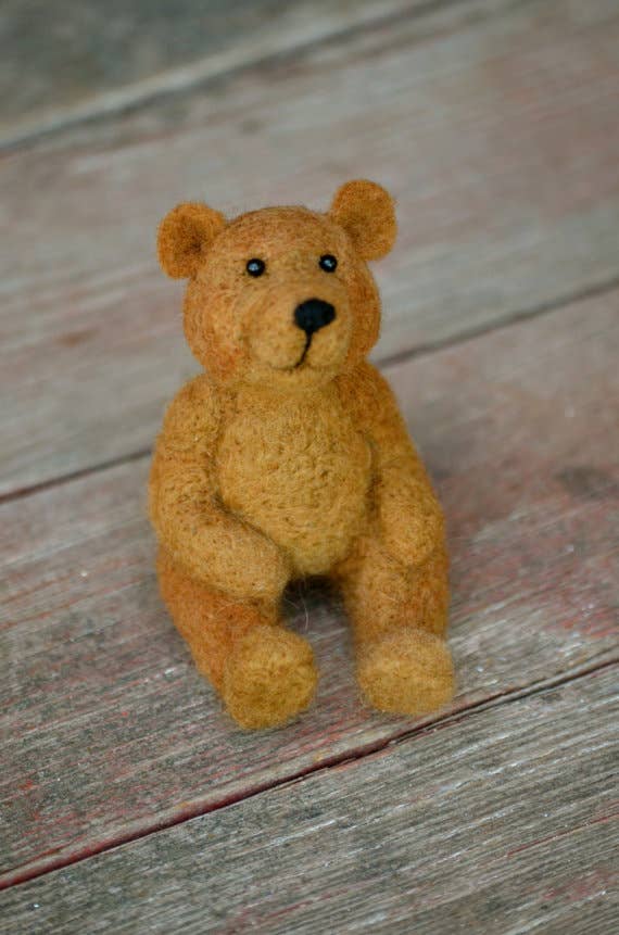 Bear Needle Felting Kit: Foam Cushion
