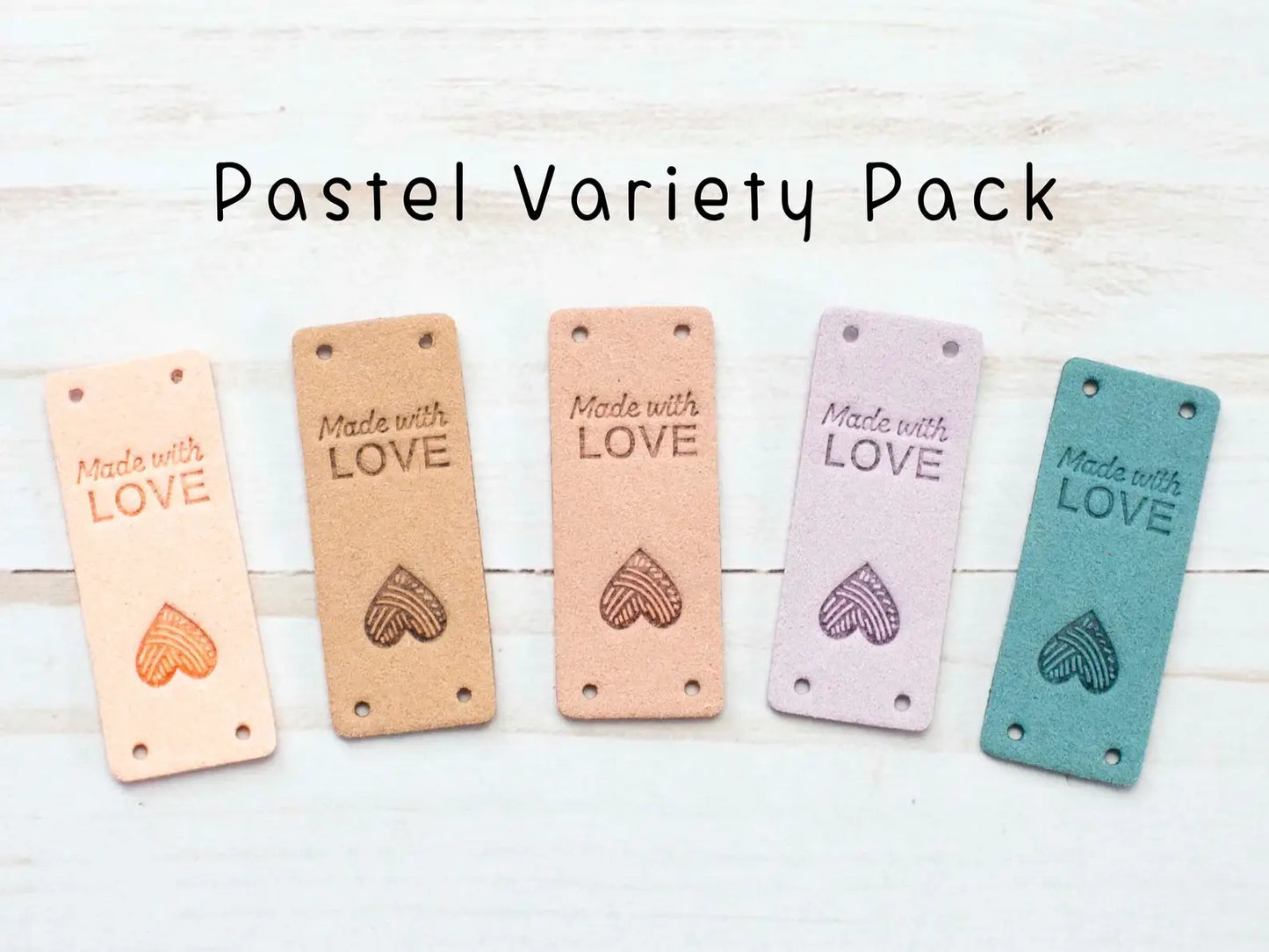 Made With Love | Fold Over Tags : Neutral Variety Pack