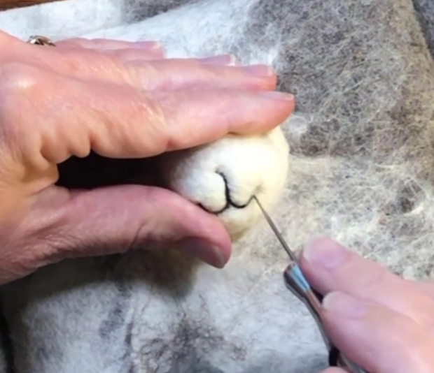 Sheep Needle Felting Kit: Foam Felting Cushion