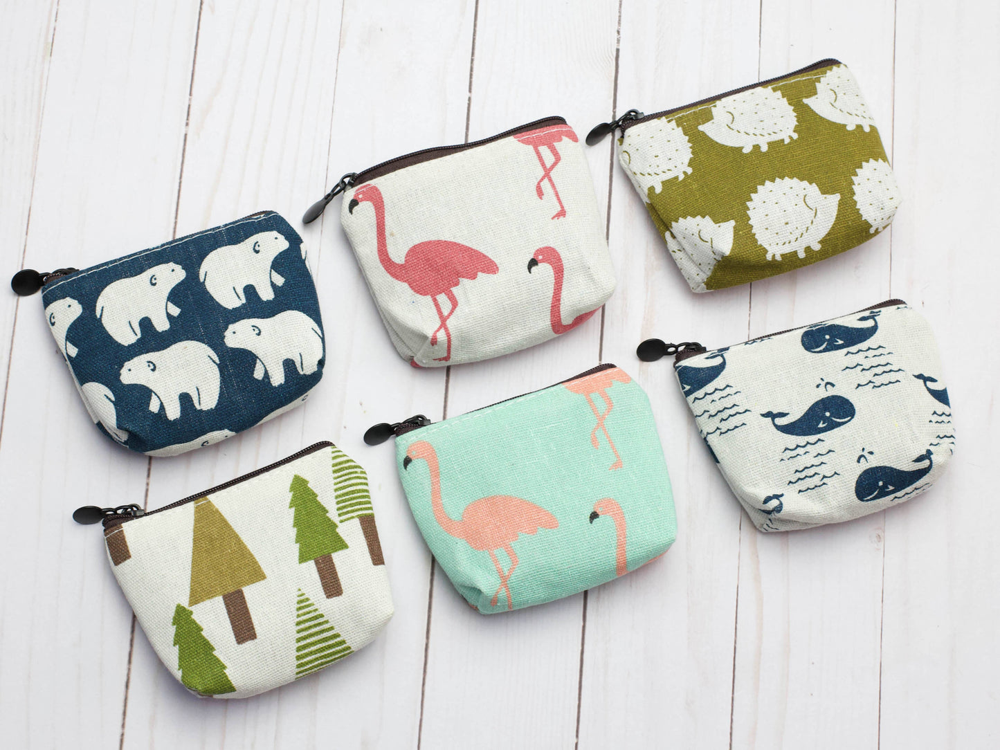 Fabric Pouches |  Storage Bags: Whale