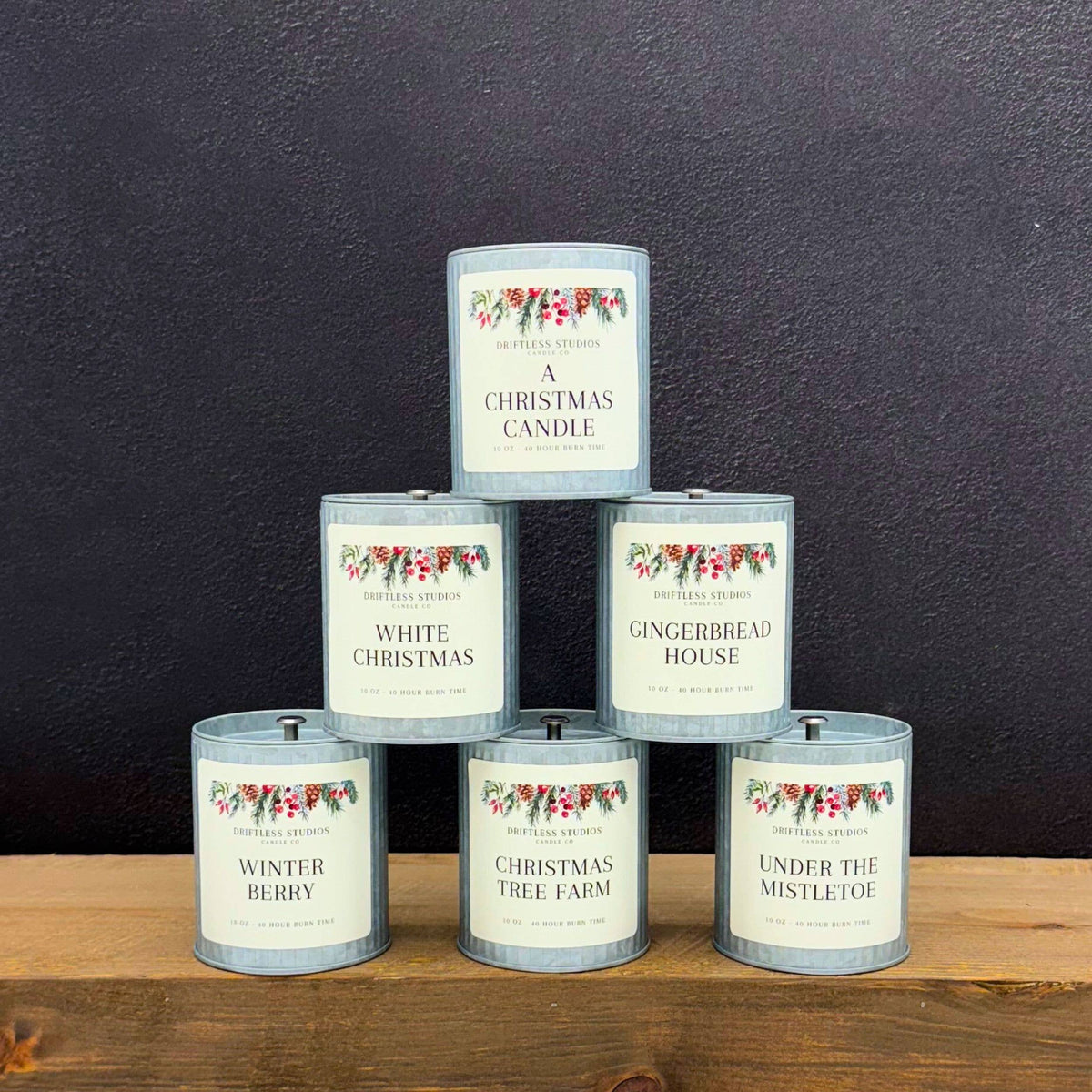 Winter Berry Christmas Farmhouse Candle - Christmas Candles