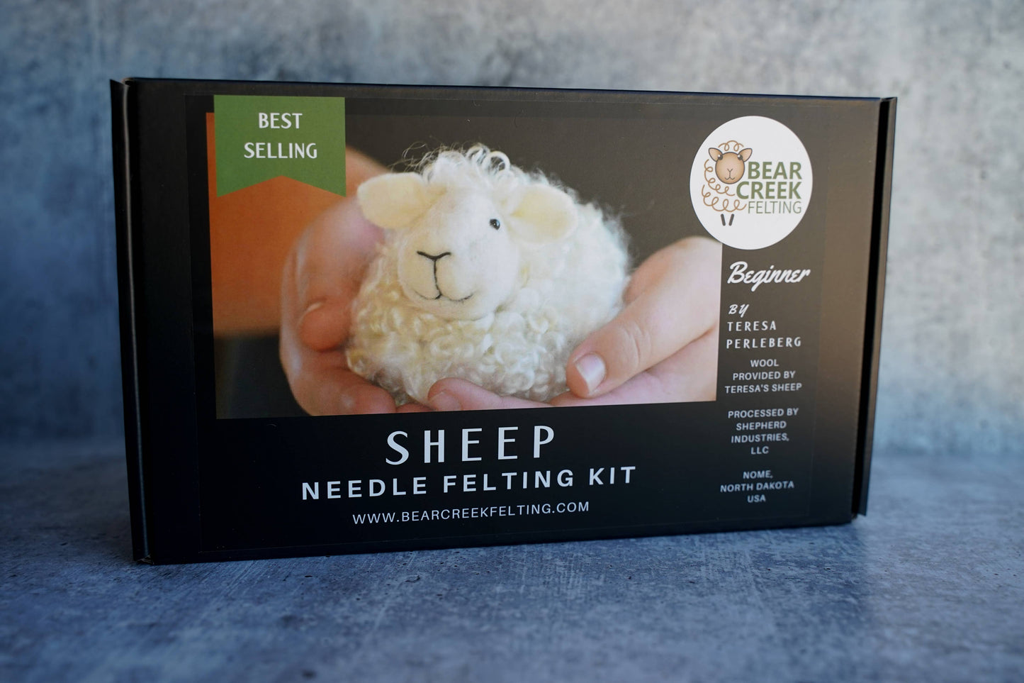 Sheep Needle Felting Kit: Foam Felting Cushion