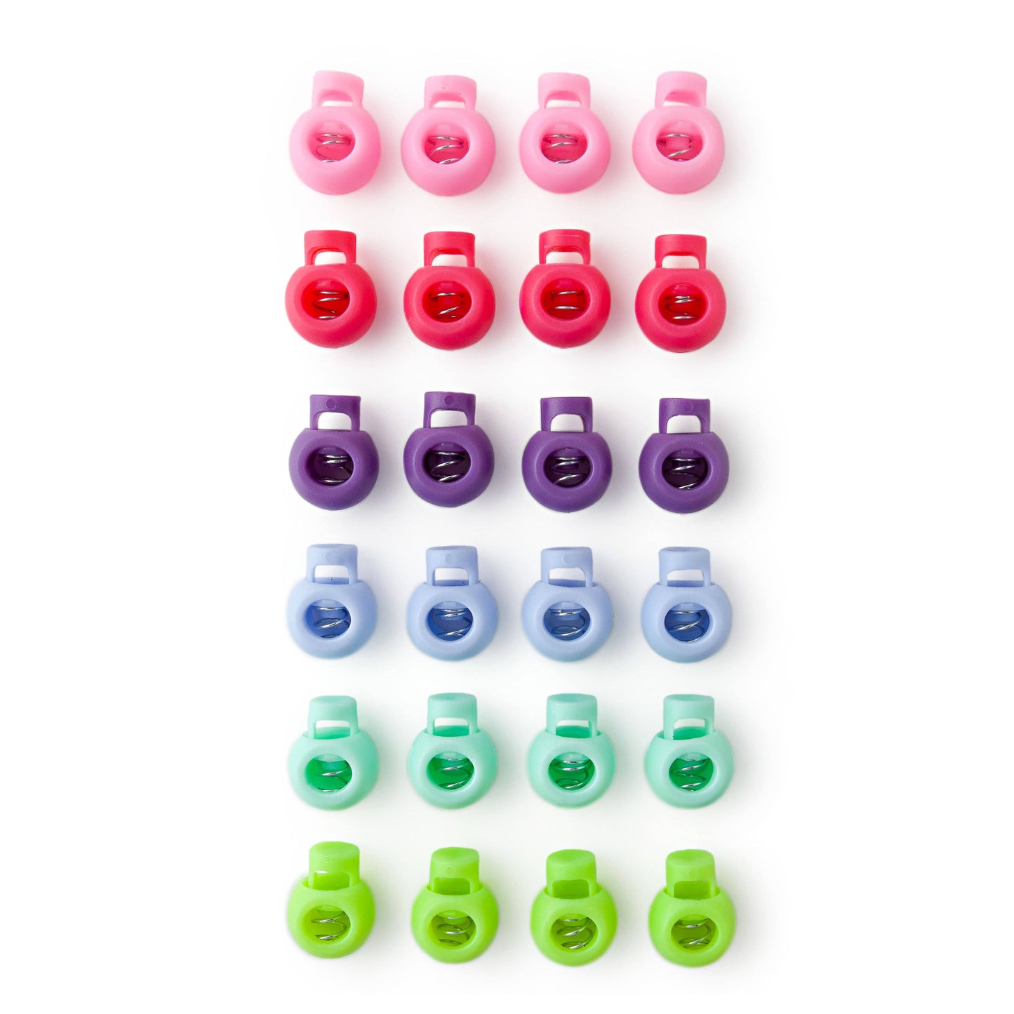 Cable Locks - Circular Needle Cord Stops: Lime / Small (up to US 4)