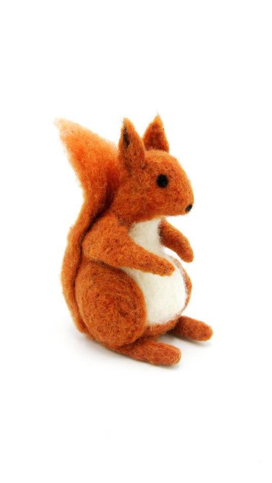 Woodland Squirrel - Needle Felting Kit: With Foam