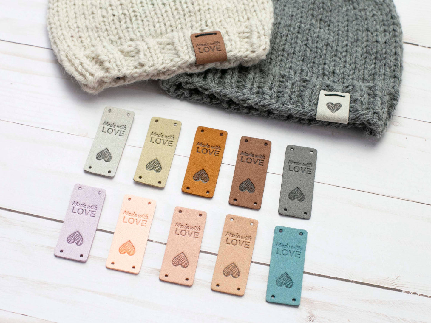 Made With Love | Fold Over Tags : Pastel Variety Pack