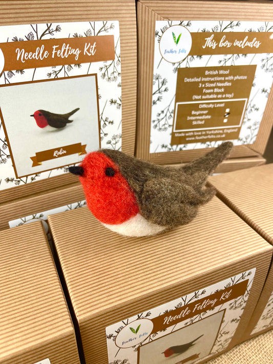 Robin - Needle Felting Kit: With Foam