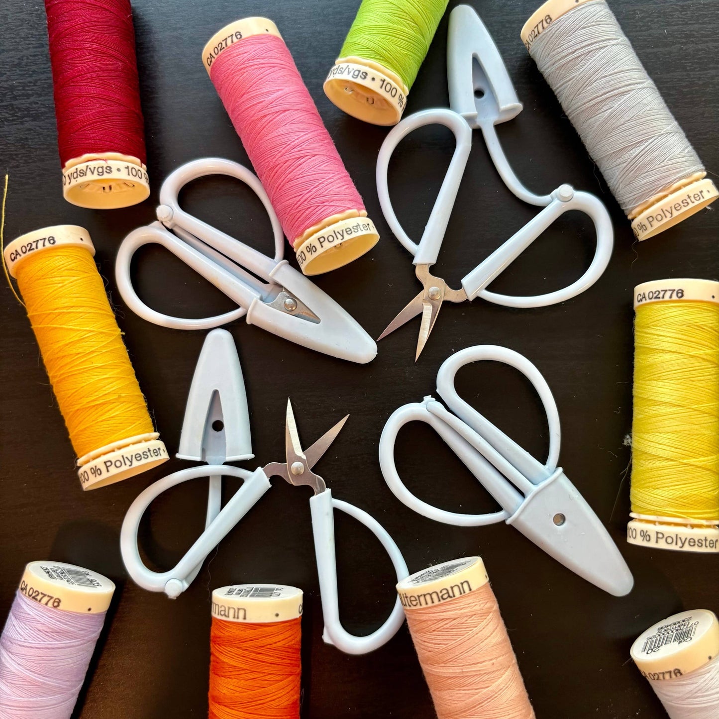 Mini Scissors - Pastel - for Knitting Crochet Sewing etc: Navy