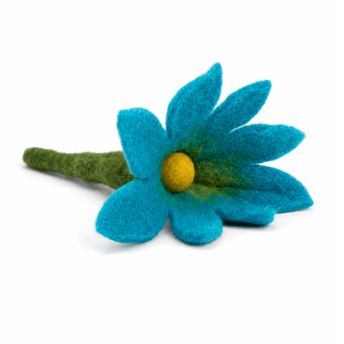 Small Sharp Design Colorful Stick Flower: Red
