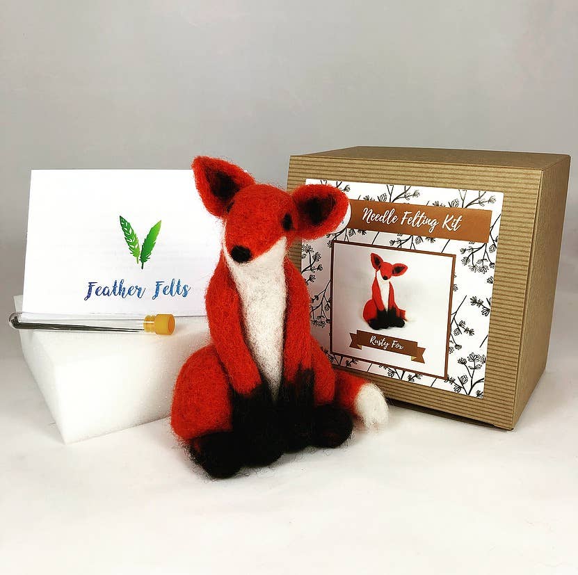 Rusty Fox - Needle Felting Kit: Without Foam