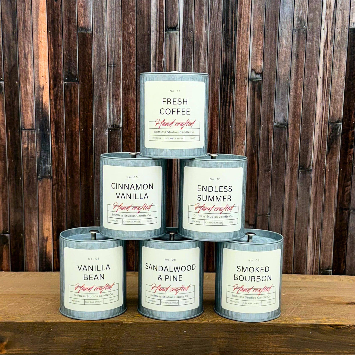Sandalwood & Pine Handcrafted Candles