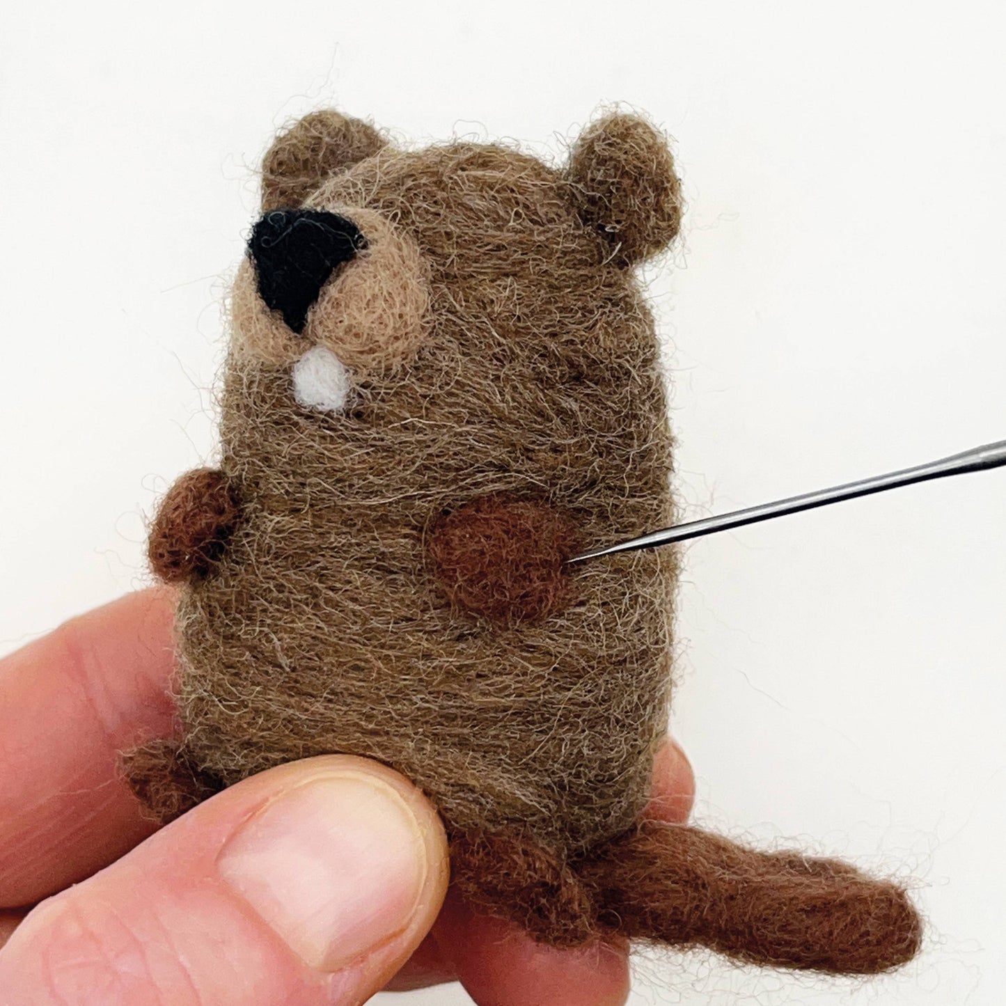 Needle Felting Kit Beavers