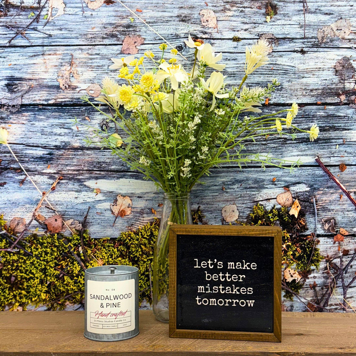 Sandalwood & Pine Handcrafted Candles