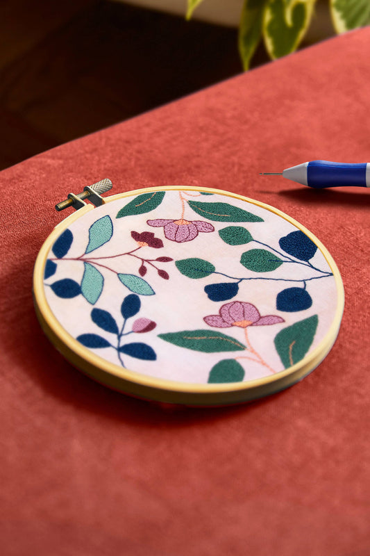 DMC Designer Punch Needle Kit - Tropical Flowers