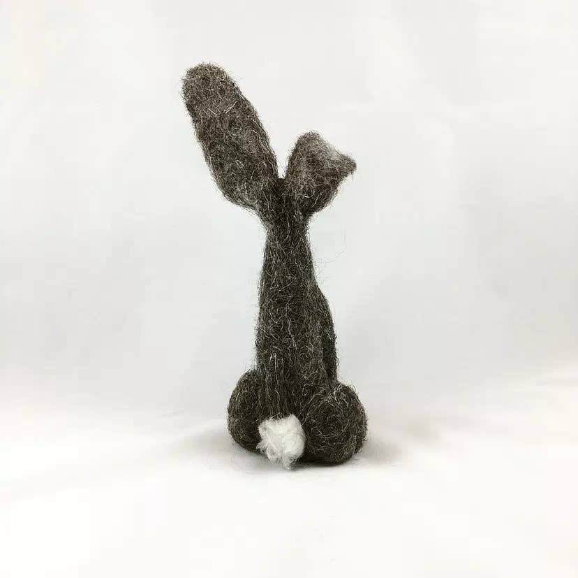 Grey Hare - Needle Felting Kit: With Foam
