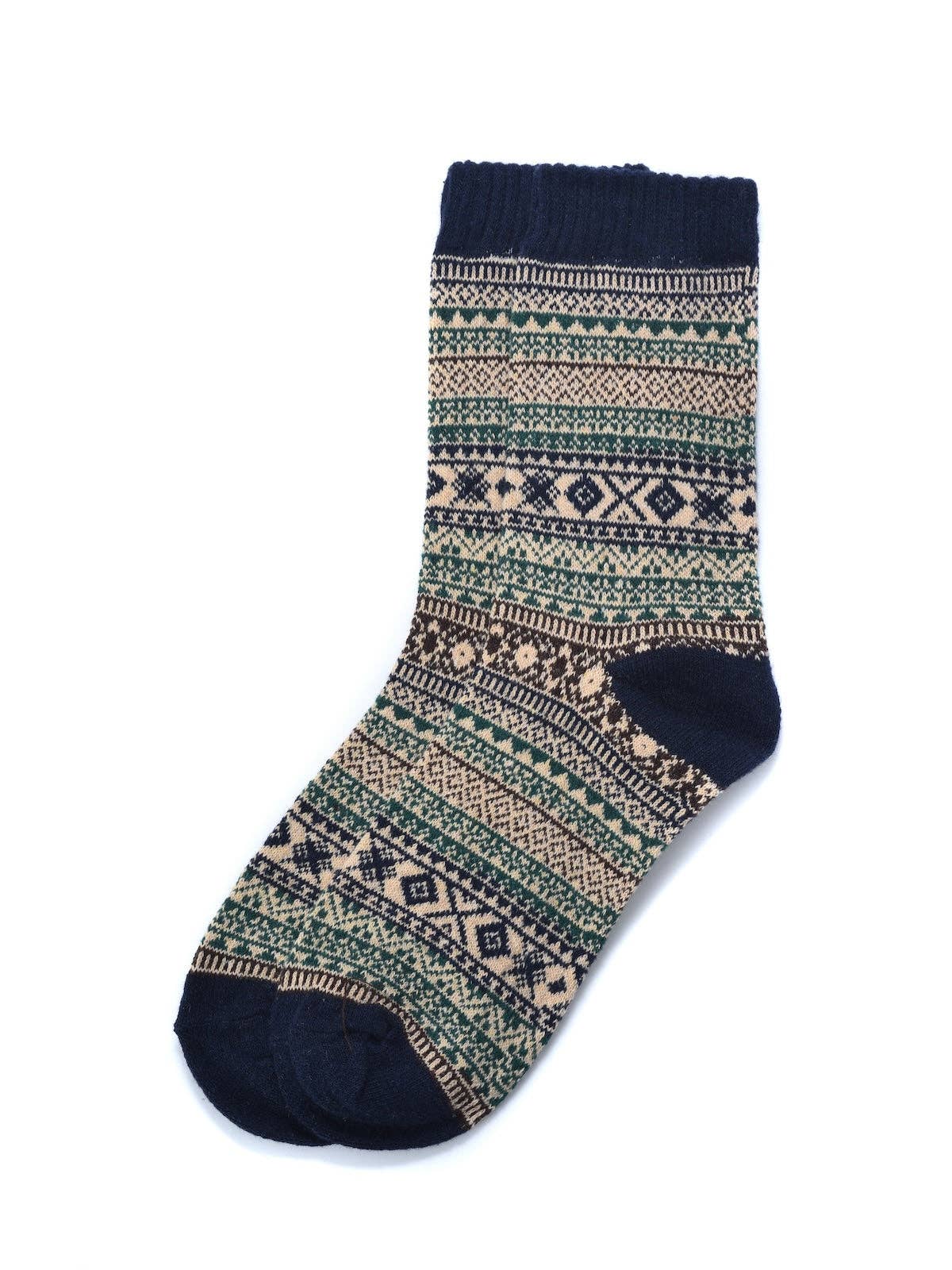 Rufia - 5 Pairs Unisex Bohemian Socks