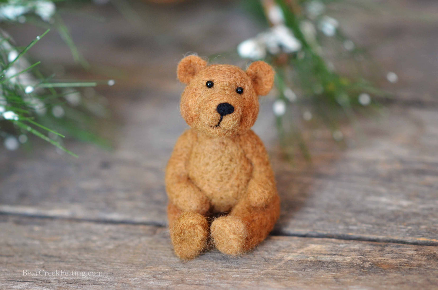 Bear Needle Felting Kit: Foam Cushion