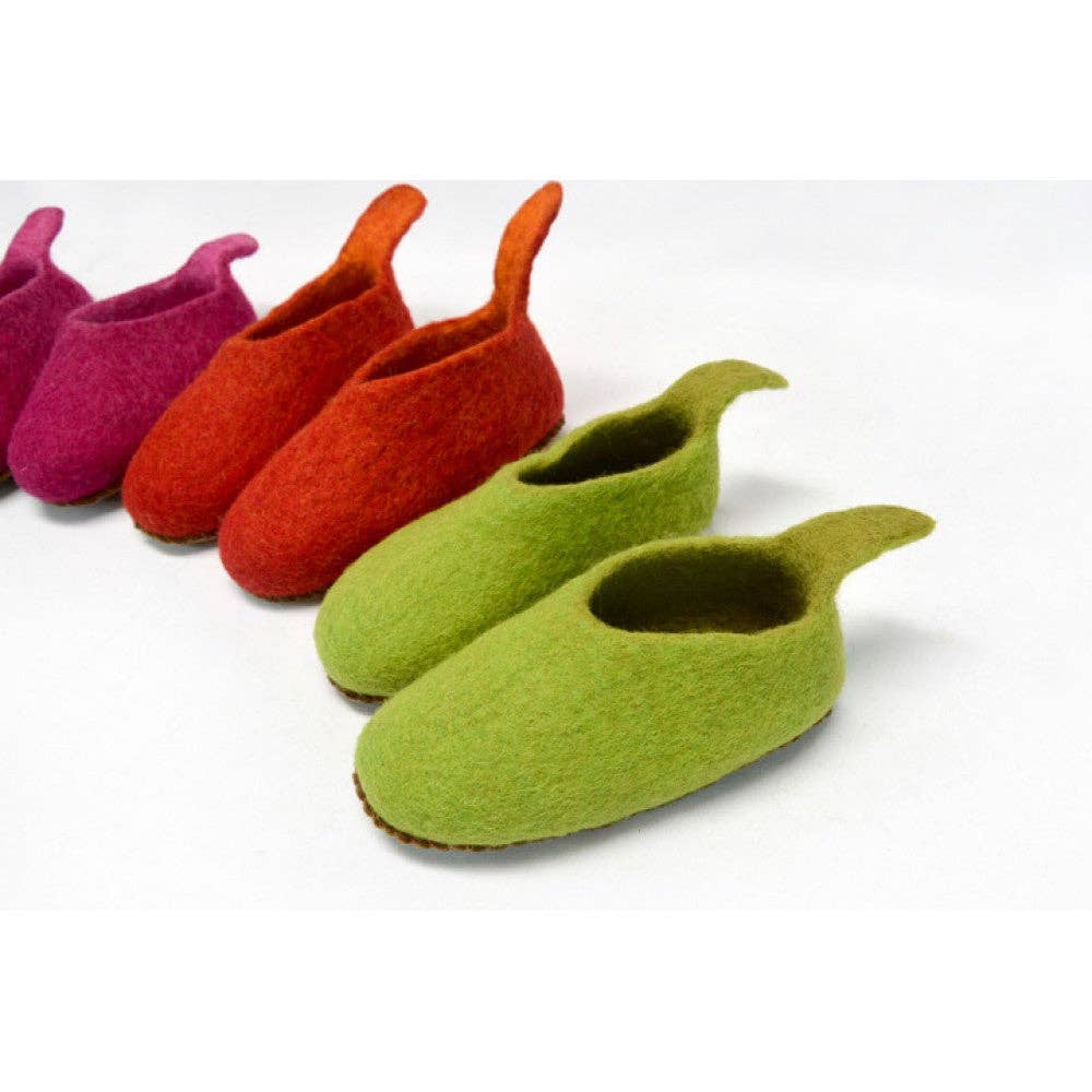 Felted Plain Shoes- 4 Colors: Red / Little Kids- 7.50 Inch- US 13