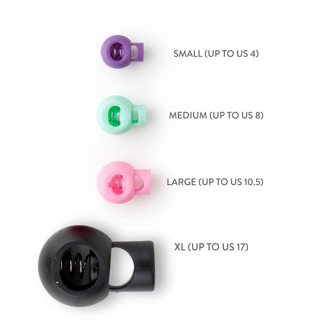 Cable Locks - Circular Needle Cord Stops: Lime / Small (up to US 4)
