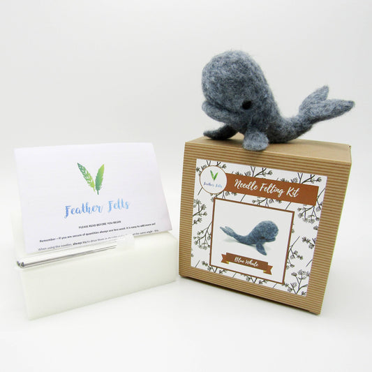 Blue Whale - Needle Felting Kit: With Foam