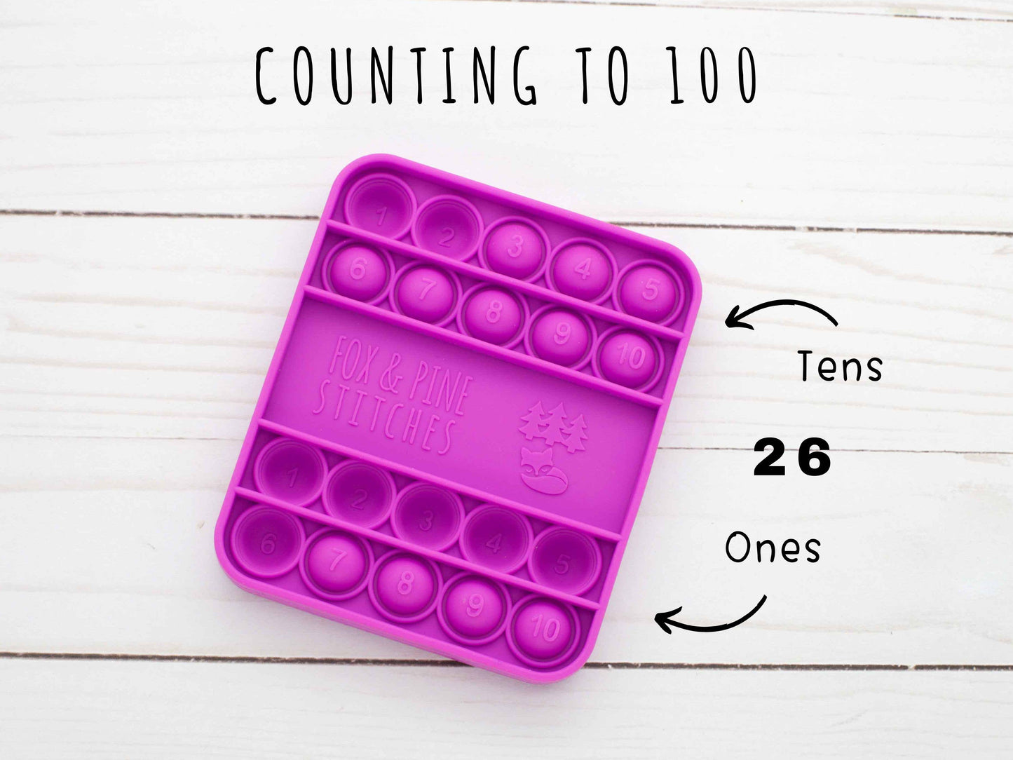 Colorful Row Counters | Knitting & Crochet Notions and Tools: Purple
