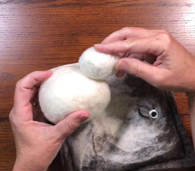 Sheep Needle Felting Kit: Foam Felting Cushion