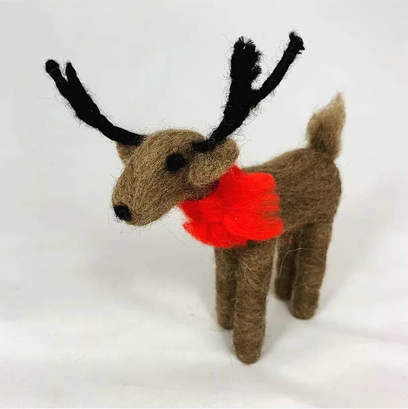 Reindeer - Needle Felting Kit: With Foam