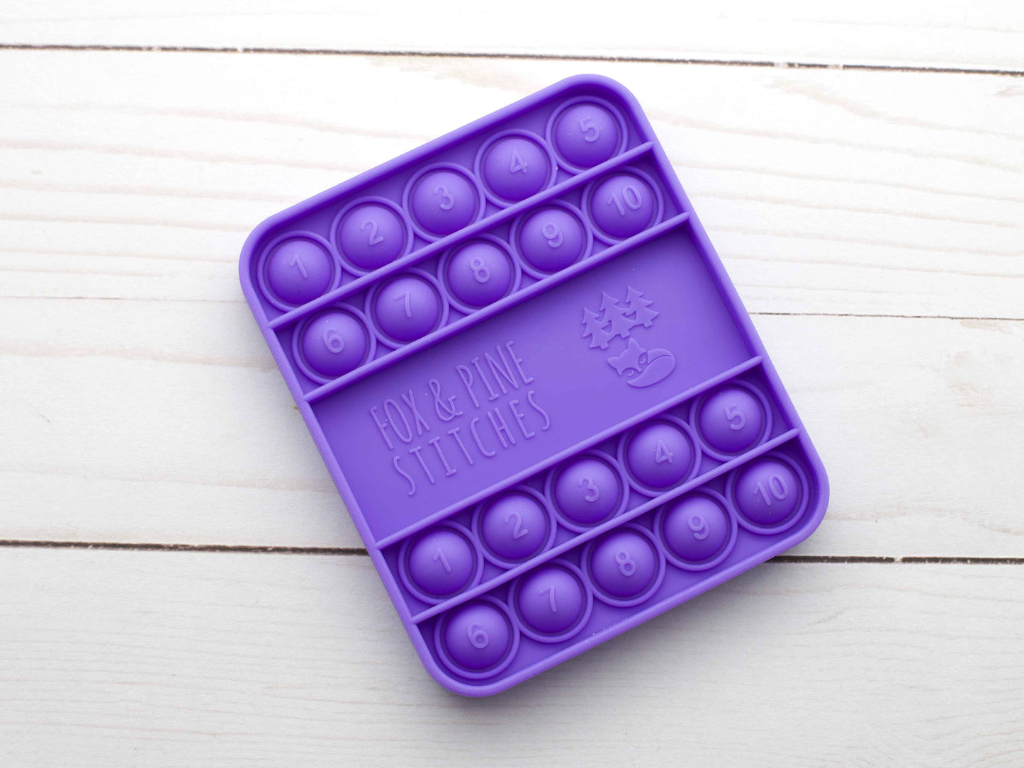 Colorful Row Counters | Knitting & Crochet Notions and Tools: Purple