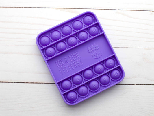 Colorful Row Counters | Knitting & Crochet Notions and Tools: Purple