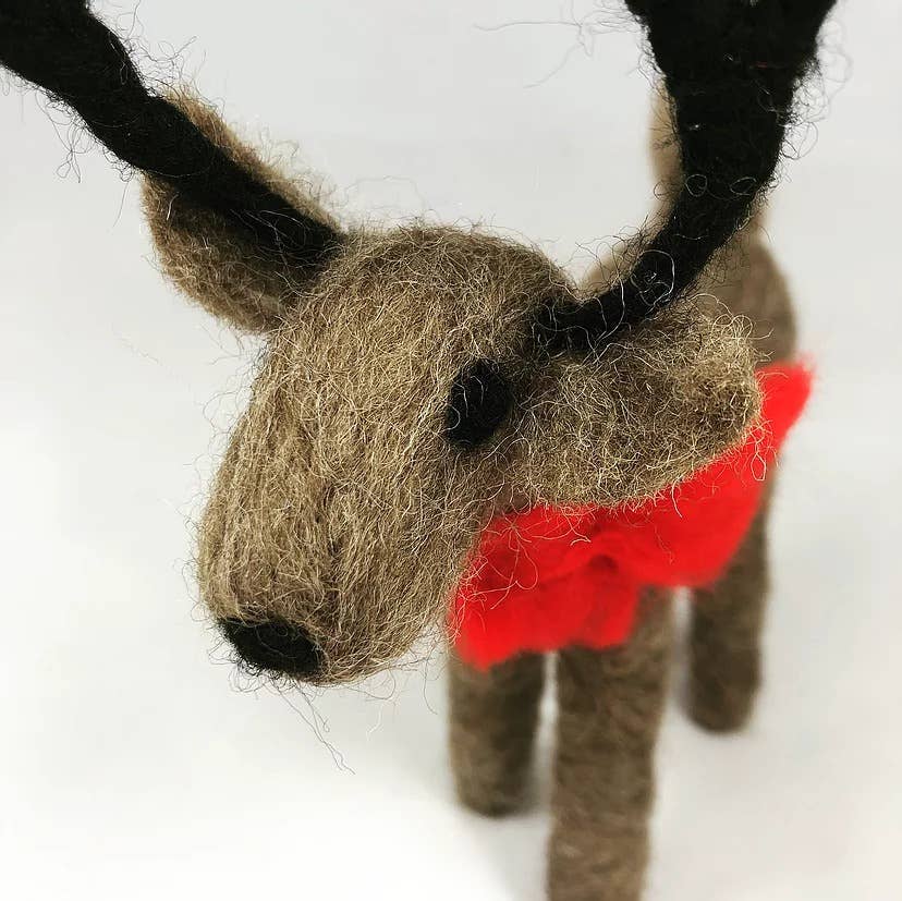 Reindeer - Needle Felting Kit: Without Foam