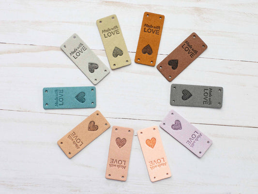 Made With Love | Fold Over Tags : Pastel Variety Pack