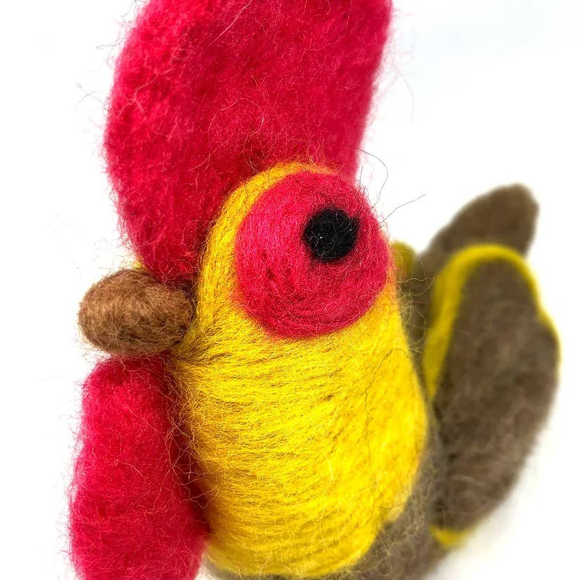 Brown Chicken - Needle Felting Kit: With Foam