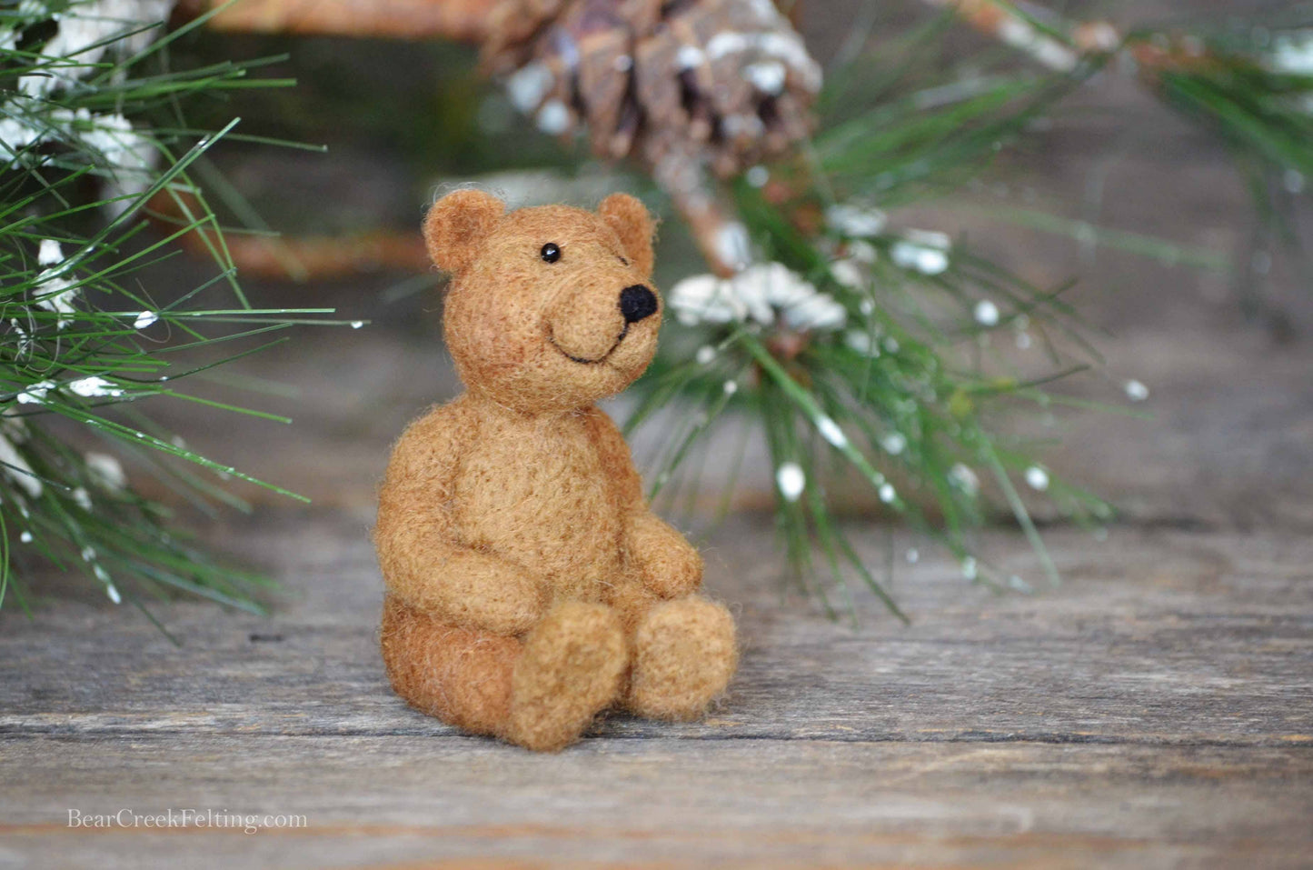 Bear Needle Felting Kit: Foam Cushion