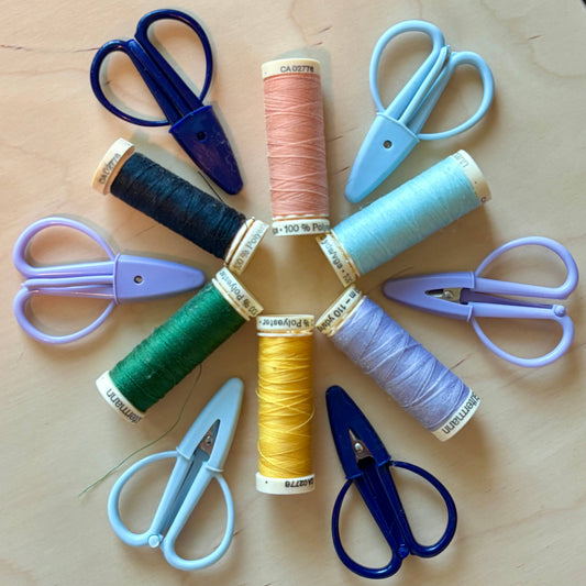 Mini Scissors - Pastel - for Knitting Crochet Sewing etc: Navy